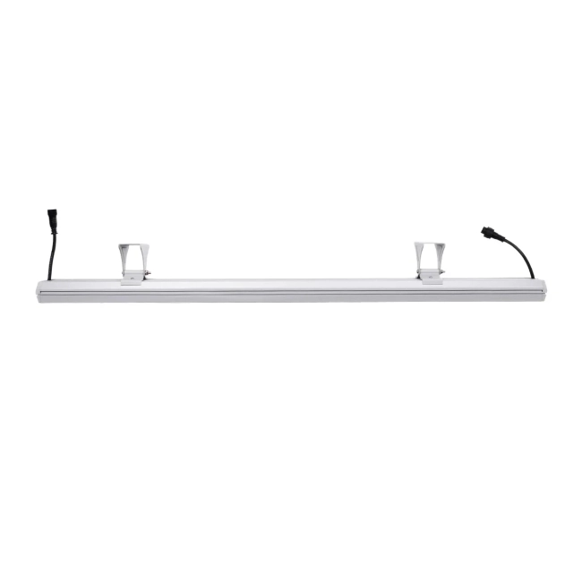 WASHERMOZA 90163 Μπάρα Φωτισμού Wall Washer LED 48W 4080lm 10-30° DC 24V Αδιάβροχο IP66 Πολύχρωμο RGB Dimmable - Bridgelux SMD Chip - Γκρι Ανθρακί - Μ100 x Π8.5 x Υ4cm - 3 Χρόνια Εγγύηση - 5