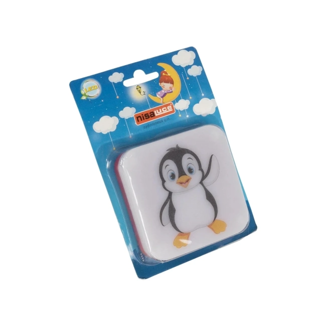 KIDDO 202-0004 Παιδικό Φωτιστικό Νυκτός LED 1W 95lm 360° AC220-240V IP20 Ψυχρό Λευκό 6000K - Μ5.5 x Π5.5 x Υ8cm - 2 Χρόνια Εγγύηση - 7