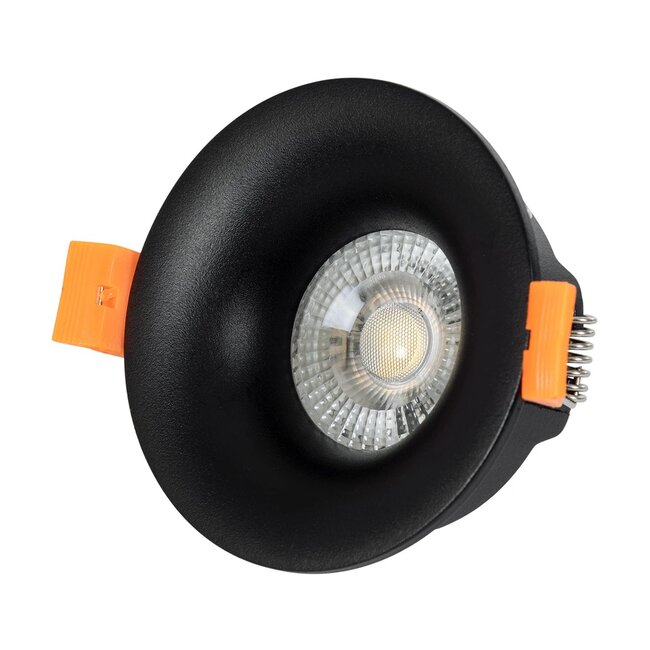 kelvo® OMICRON KLV-101-0034 Χωνευτό Φωτιστικό Downlight Σποτ για Λάμπα MR16 με Ντουί GU10 AC 220-240V IP20 - Μαύρο Ματ - Μ8.5 x Π8.5 x Υ3cm / Q7.5cm - 6