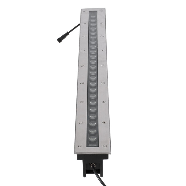 UNDERGROUND-REMVI 90195 Χωνευτή Μπάρα Φωτισμού Wall Washer LED 24W 2040lm 10° DC 24V Αδιάβροχο IP68 RGBW Dimmable DMX512 - Ανοξείδωτο Ατσάλι 304 - Μ100 x Π9 x Υ7.2cm/ Q98.2 x 7.6cm - 3 Χρόνια Εγγύηση