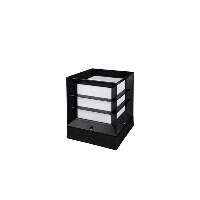 ENGLAND 202-0018 MODERN FLOOR LIGHT 1 X E27 IP44 - BLACK PLASTIC - L22 X W22 X H27CM