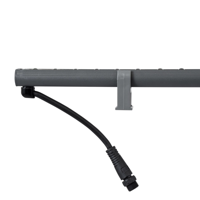 WASHERSTELLAR 90576 Μπάρα Φωτισμού Wall Washer LED 12W 1380lm 30° DC 24V Αδιάβροχο IP67 Φυσικό Λευκό 4500K Dimmable - Bridgelux SMD Chip - Γκρι Ανθρακί - Μ100 x Π2 x Υ1.8cm - 3 Χρόνια Εγγύηση - 7