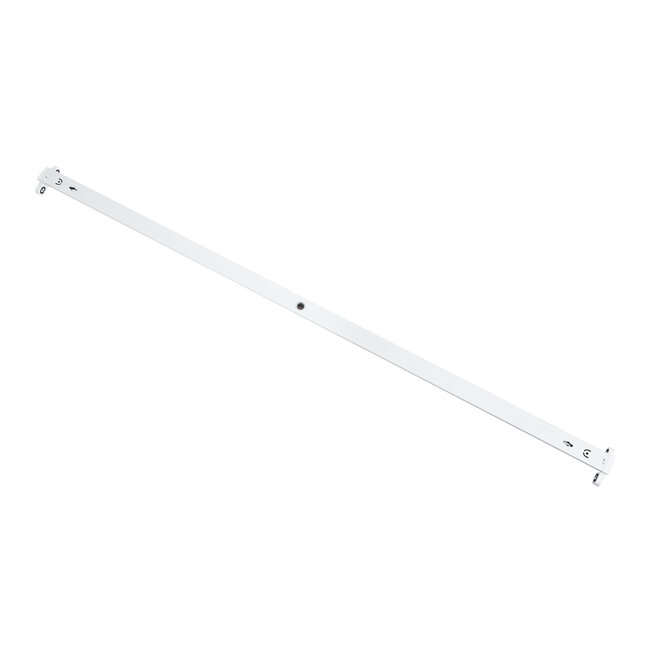 TUBATO 60153 Μεταλλικό Σκαφάκι για 2 x Λάμπες 120CM T8 G13 LED AC 220-240V IP20 Μ120 x Π7.2 x Υ4cm - 5 Χρόνια Εγγύηση