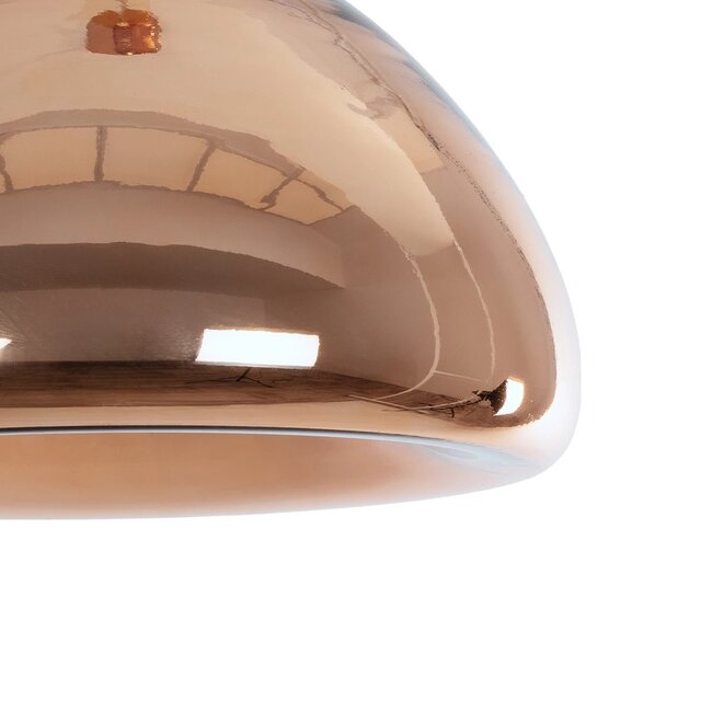 CRISTIN 999-0038 Μοντέρνο Κρεμαστό Φωτιστικό Οροφής με Ντουί 1 x G4 AC 220-240V IP20 - Χάλκινο - Μ18 x Π18 x Υ13cm - 8