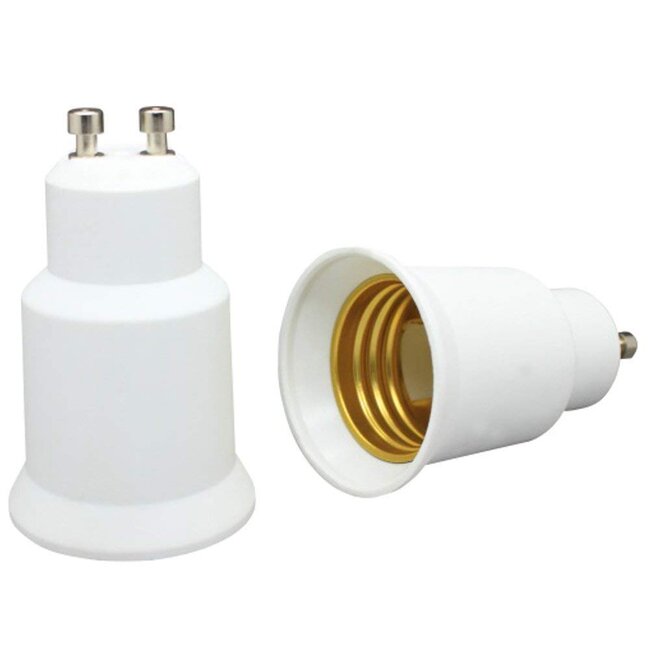 Πλαστικός Αντάπτορας από GU10 σε E27  78976 - 4