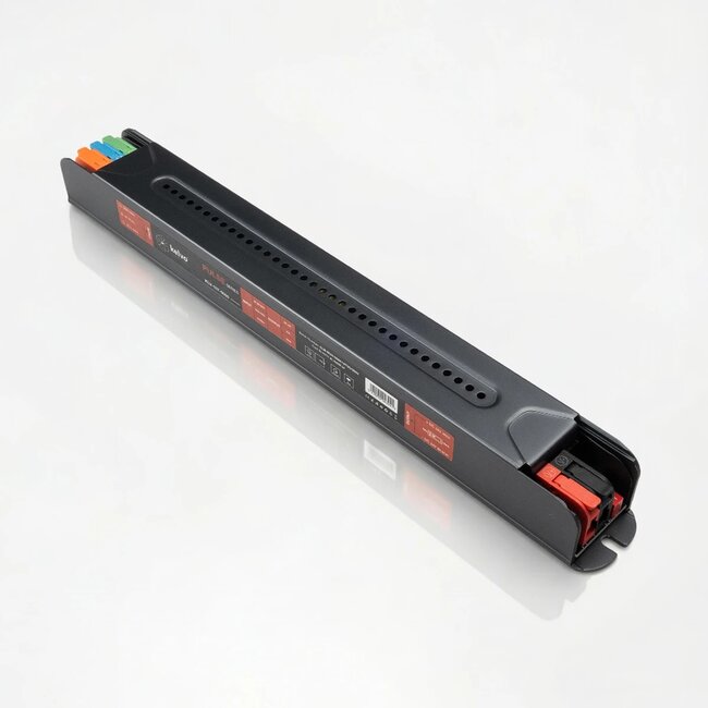 kelvo® PULSE KLV-107-0003 Ultra Slim Τροφοδοτικό/Μετασχηματιστής Class I PELV 100W 4.1A AC 220-240V σε DC 24V IP20 - Γκρι Ανθρακί Ματ - Μ23 x Π2.6 x Υ2.4cm - 5 Χρόνια Εγγύηση - 2