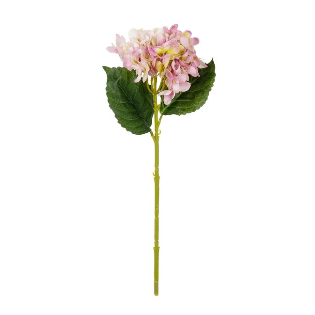 Artificial Garden LIGHT PINK HYDRANGEA BRANCH 21144 Τεχνητό Διακοσμητικό Κλαδί Ροζ Ορτανσία Y47cm