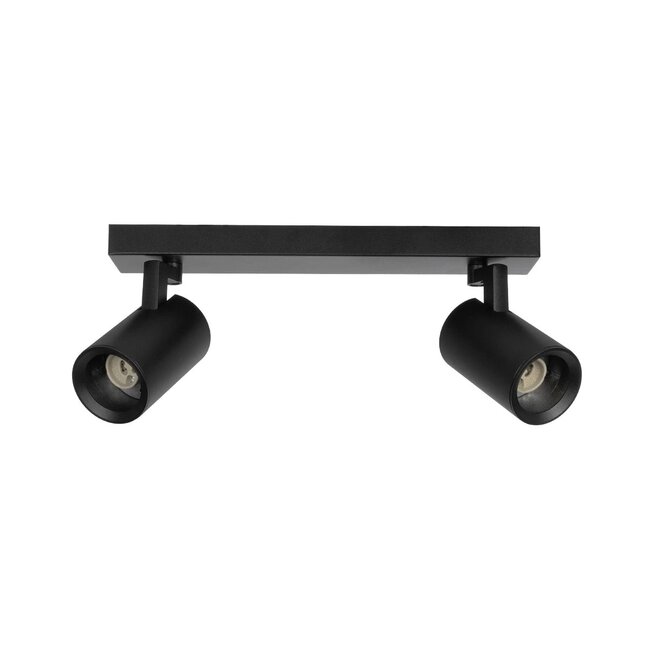 kelvo® SPOTA KLV-101-0136 Μοντέρνο Κινούμενο Φωτιστικό Σποτ Οροφής με Ντουί 2 x GU10 90° AC 220-240V IP20 - Μαύρο Ματ - Μ30 x Π6 x Υ14.5cm - 3 kelvo® SPOTA KLV-101-0136 Μοντέρνο Κινούμενο Φωτιστικό Σποτ Οροφής με Ντουί 2 x GU10 90° AC 220-240V IP20 - Μαύρο Ματ - Μ30 x Π6 x Υ14.5cm - 3