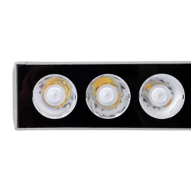 WASHERJAVIA 90555 Μπάρα Φωτισμού Wall Washer LED 48W 5280lm 5° DC 24V Αδιάβροχο IP67 Θερμό Λευκό 2700K Dimmable - Bridgelux SMD Chip - Γκρι Ανθρακί - Μ100 x Π5.2 x Υ3.6cm - 3 Χρόνια Εγγύηση - 8