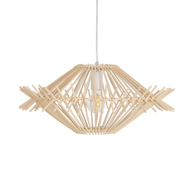 SASSO 999-0201 Boho Κρεμαστό Φωτιστικό Οροφής με Ντουί 1 x E27 AC 220-240V IP20 - Μπεζ - Μ50 x Π50 x Y23cm - 4