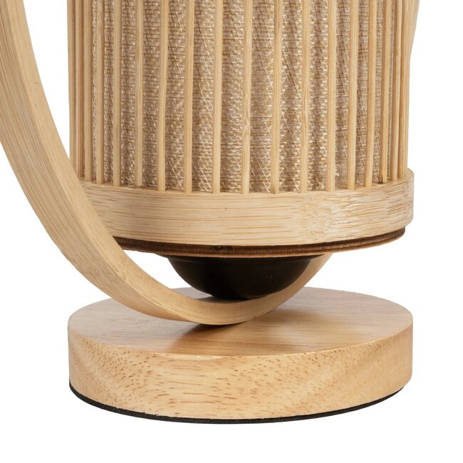 TULUMKO 02008 Boho Επιτραπέζιο Φωτιστικό Πορτατίφ με Ντουί 1 x E27 AC 220-240V IP20 - Μπεζ - Μ30 x Π12 x Υ32cm - 7