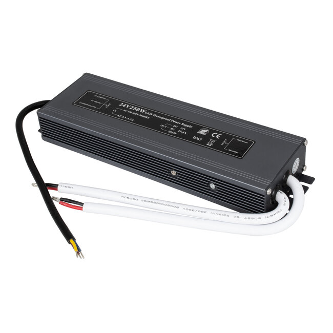 73064 Τροφοδοτικό LED DC 24V 250W Αδιάβροχο IP67 Max 250W 10.45A - 4
