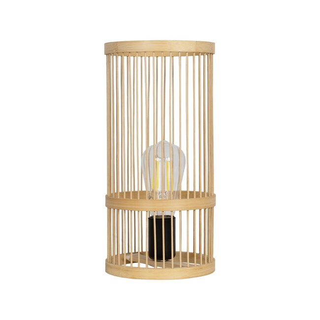 NOMAD 01999 Boho Επιτραπέζιο Φωτιστικό Πορτατίφ με Ντουί 1 x E27 AC 220-240V IP20 - Μπεζ - Μ16 x Π16 x Υ33cm - 3