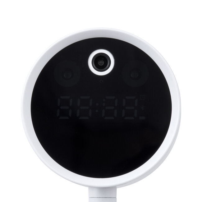 86006 Rechargeable Table Camera WiFi HD 1080P 160° 1500mAh Two Way Audio Motion Detection & Digital Clock - Επαναφορτιζόμενη Επιτραπέζια Κάμερα WiFi HD 1080P 160° 1500mAh Διπλή Κατέυθυνση Ομιλίας Ανιχνευτή Κίνησης & Ψηφιακό Ρολόι - Λευκό - 6