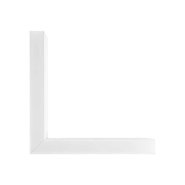 ALP-CORNER-SIDE90 LUMILINE 61766 Επιφανειακό / Κρεμαστό Προφίλ Αλουμινίου Γωνία με Λευκό Γαλακτερό Πατητό Κάλυμμα για Ταινίες LED IP20 - Λευκό Ματ - Μ30 x Π3.5 x Υ7cm - 7