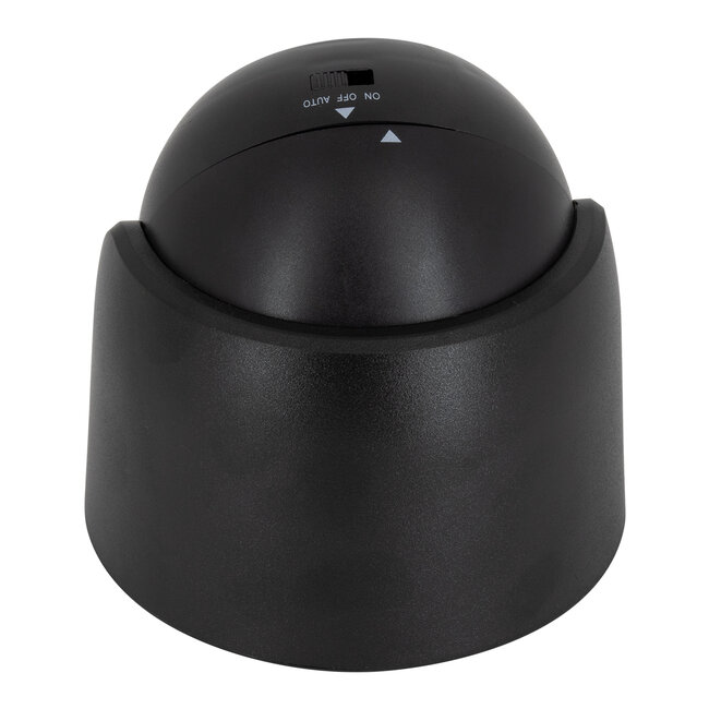 79001 Μαύρο Φωτιστικό Μπαταρίας σε Σχήμα Κάμερας LED SMD 3W 300lm με Αισθητήρα Ημέρας-Νύχτας και PIR Αισθητήρα Κίνησης Ψυχρό Λευκό 6000K - 6