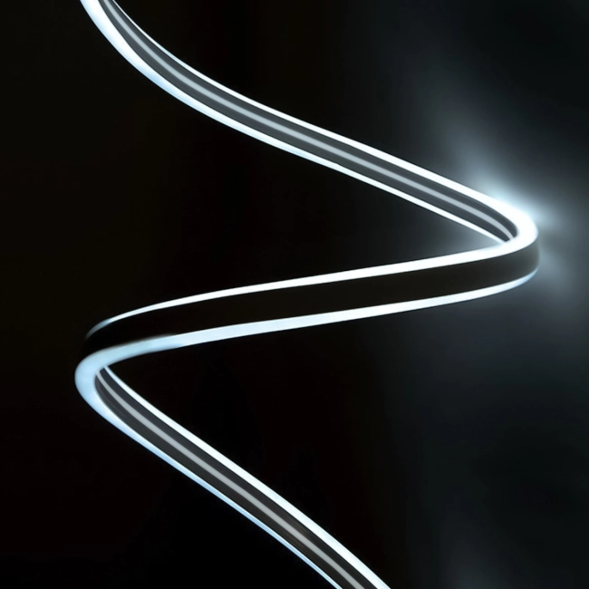 70490 DOUBLE-SIDED 120°+120° Degree Neon Flex Epistar LED SMD 2835 1m 12W/m 120LED/m 1320lm/m 120°+120° DC 230V Αδιάβροχη IP68 Ψυχρό Λευκό 6000K Dimmable