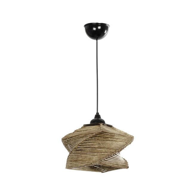 HUSLE 205-0043 Boho Κρεμαστό Φωτιστικό Οροφής με Ντουί 1 x E27 AC 220-240V IP20 - Μπεζ - M28 x Π28 x Υ19cm - 4 HUSLE 205-0043 Boho Κρεμαστό Φωτιστικό Οροφής με Ντουί 1 x E27 AC 220-240V IP20 - Μπεζ - M28 x Π28 x Υ19cm - 4