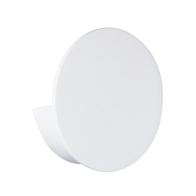 REDONDO 60572 Φωτιστικό Τοίχου - Απλίκα Αρχιτεκτονικού Φωτισμού Εσωτερικού/Εξωτερικού Χώρου Up or Down LED 10W 1000lm 60° AC220-240V Αδιάβροχο IP65 - Σώμα Αλουμινίου & Tempered Glass - Μ14 x Π14 x Υ4.5cm - Θερμό Λευκό 2700K - Λευκό - Bridgelux Chip - 5 Years Warranty