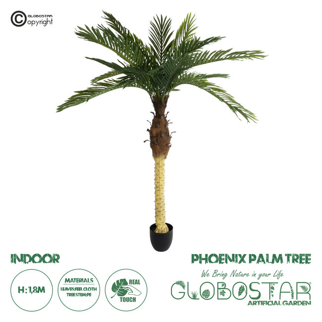 Artificial Garden PHOENIX PALM TREE 20968 Τεχνητό Διακοσμητικό Φυτό Φοίνικας Φ150 x Υ180cm