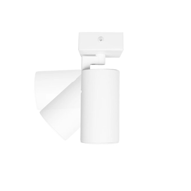 kelvo® SPOTA KLV-101-0135 Μοντέρνο Κινούμενο Φωτιστικό Σποτ Οροφής με Ντουί 1 x GU10 90° AC 220-240V IP20 - Λευκό Ματ - Μ7 x Π6 x Υ14cm - 4