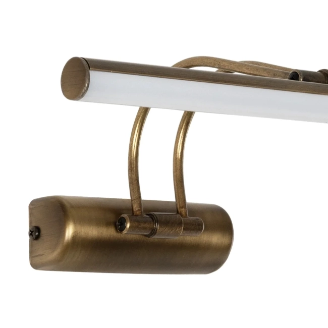 REFINE 203-0186 Φωτιστικό Τοίχου - Απλίκα LED 7W 640lm 120° AC 220-240V IP44 Θερμό Λευκό Μπρονζέ - Μ35 x Π25 x Υ9cm - 2 Xρόνια Εγγύηση - 7