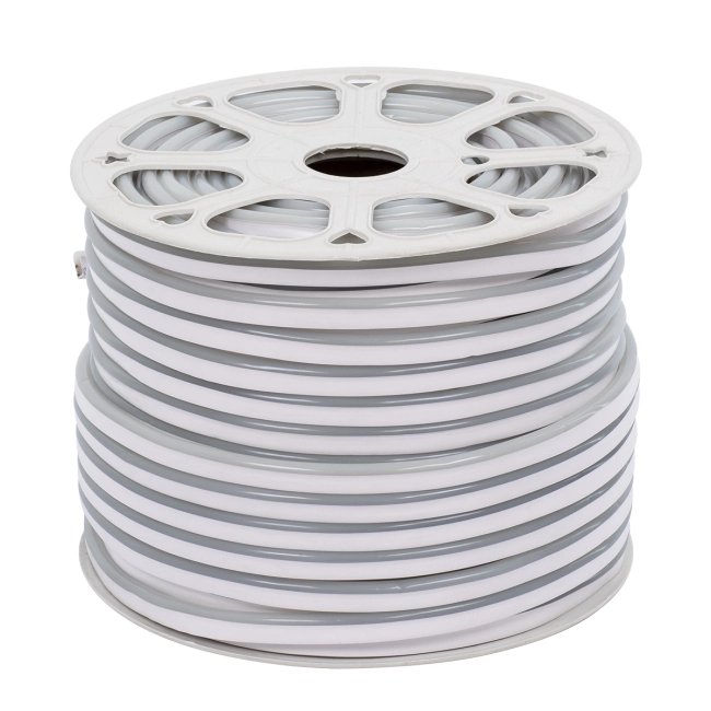 70563 OVALE 120° Degree Neon Flex Epistar LED SMD 2835 1m 12W/m 120LED/m 1212lm/m 120° DC 24V Αδιάβροχη IP68 Κόκκινο Dimmable - 3