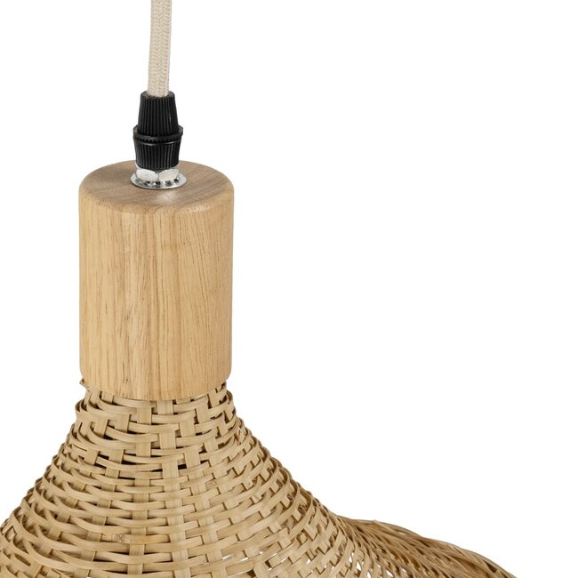 KALIA 01964 Boho Φωτιστικό Τοίχου - Απλίκα με Ντουί 1 x E27 AC 220-240V IP20 - Μπεζ - Μ33 x Π36 x Υ42cm - 6