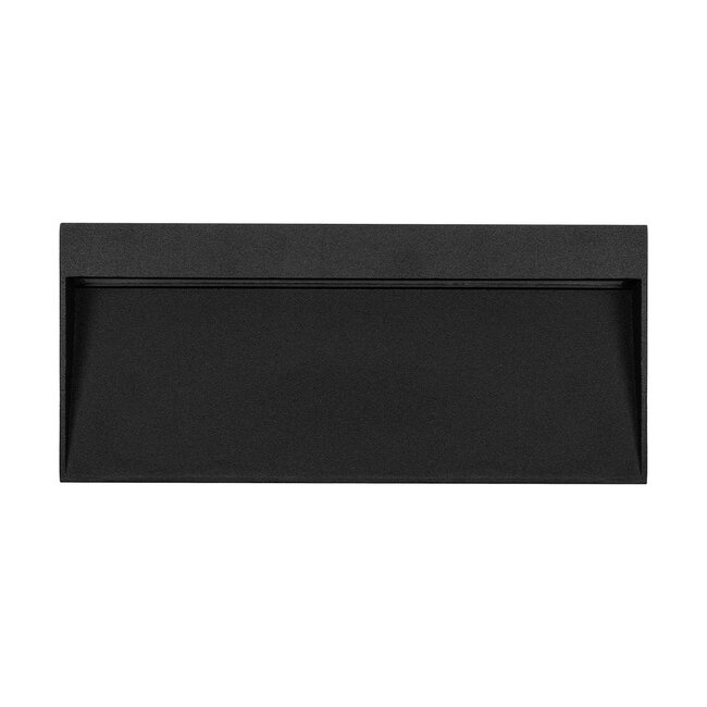 STEPINI GLB-103-0036 Φωτιστικό Σκαλοπατιού / Διαδρόμου LED 9W 810lm 45° AC 220-240V Αδιάβροχο IP65 Θερμό Λευκό 2700K - Sanan SMD Chip - Μαύρο Ματ - Μ20 x Π3 x Υ9cm - 3 Χρόνια Εγγύηση - 3