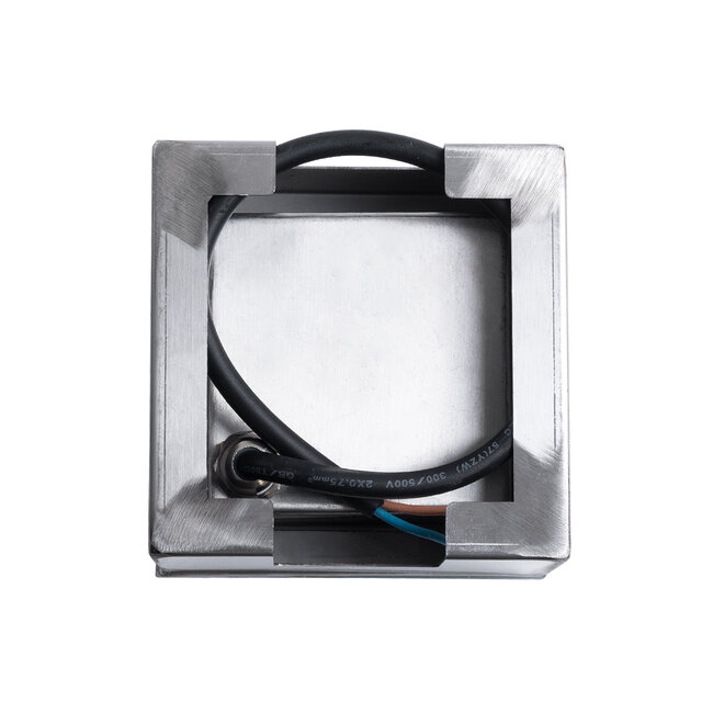 CYBOLITHOS 60365 Χωνευτό Φωτιστικό Σποτ Δαπέδου LED 2W 260lm 120° DC 24V Αδιάβροχο IP68 IK06 Μ10 x Π10 x Υ8cm 2700K Dimmable - Tempered Γαλακτερό Γυαλί & Ανοξείδωτο Ατσάλι - Bridgelux Chip - 3 Χρόνια Εγγύηση - 5