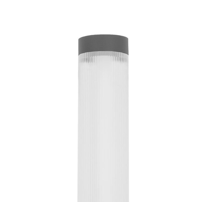AXOR GLB-103-0015 Φωτιστικό Urban Πλατείας/Πάρκου LED 50W 4500lm 360° AC 220-240V Αδιάβροχο IP65 Θερμό Λευκό 2700K - Sanan SMD Chip - Γκρι Ανθρακί Ματ - Μ20 x Π20 x Υ300cm - 3 Χρόνια Εγγύηση - 4