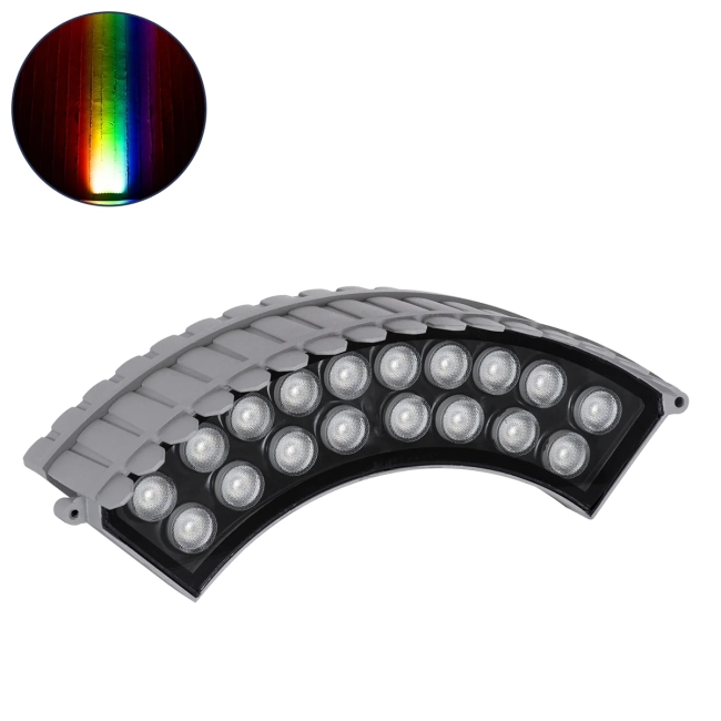 TREEJINA 90692 Κυρτή Μπάρα Φωτισμού Wall Washer για Φυτά - Δέντρα LED 18W 1530lm 10° DC 24V Αδιάβροχο IP67 Πολύχρωμο RGBW Dimmable DMX512 - Bridgelux SMD Chip - Γκρι - Μ29 x Π11 x Υ10.5cm - 3 Χρόνια Εγγύηση TREEJINA 90692 Κυρτή Μπάρα Φωτισμού Wall Washer για Φυτά - Δέντρα LED 18W 1530lm 10° DC 24V Αδιάβροχο IP67 Πολύχρωμο RGBW Dimmable DMX512 - Bridgelux SMD Chip - Γκρι - Μ29 x Π11 x Υ10.5cm - 3 Χρόνια Εγγύηση