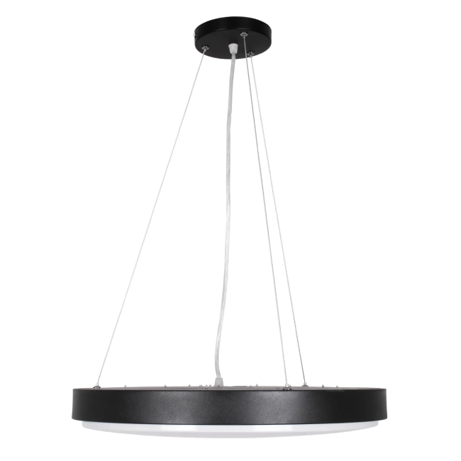  CASPER 61019 Μοντέρνο Κρεμαστό Φωτιστικό Οροφής LED 76W 8372lm 120° AC 220-240V IP20 Ρυθμιζόμενο Λευκό CCT με Χειριστήριο από 2700K έως 6000K Dimmable - Lumileds SMD Chip - Μαυρό Ματ - Μ45 x Π45 x Υ5.5cm - 3 Χρόνια Εγγύηση - 5