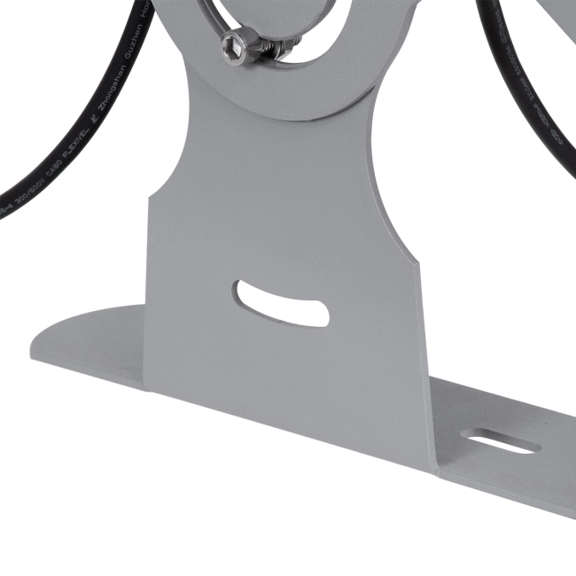 FLOOD-ZENA 90220 Προβολέας Wall Washer για Φωτισμό Κτιρίων LED 120W 10800lm 3° DC 24V Αδιάβροχο IP65 L38 x W30.5 x H24cm Θερμό Λευκό 2700K - Ασημί - 3 Years Warranty - 13