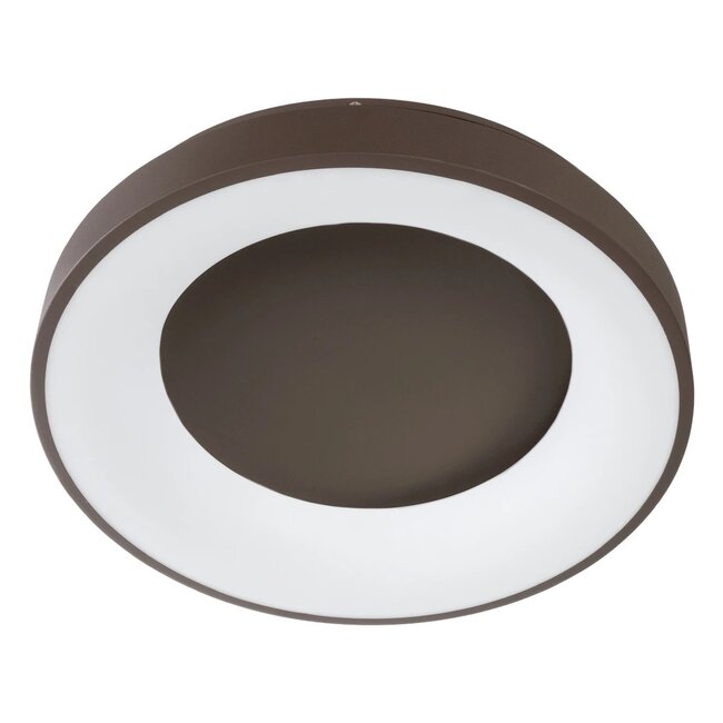 kelvo® SALEM KLV-101-0280 Φωτιστικό Οροφής LED 75W 7500lm 120° AC 220-240V IP20 Ρυθμιζόμενο Λευκό CCT με Χειριστήριο από 2700K έως 6000K Dimmable - Lumileds SMD Chip - Καφέ Ματ - Μ45 x Π45 x Υ8.5cm - 3 Χρόνια Εγγύηση - 5
