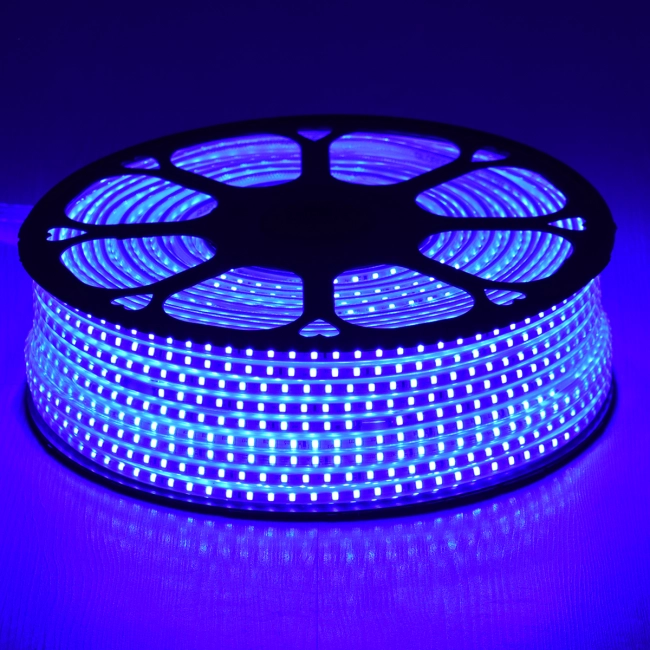 70506 Slim Ταινία Μονής Σειράς Epistar LED SMD 2835 1m 12W/m 96LED/m 1572lm/m 120° DC 230V Αδιάβροχη IP68 Μπλε Dimmable - 2