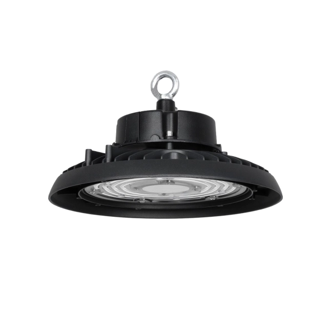 INDUSTRY 61501 LED UFO HIGH BAY 150W 275*SANAN OPTO CHIP 150lm/W 22500lm CRI≥80Ra SDCM<5 90° 85-265VAC 50/60Hz IP65 5000K TÜV SÜD CERTIFIED DRIVER - Μαύρο - Μ26.5 x Π26.5 x Υ15cm - 5 Χρόνια Εγγύηση - 10