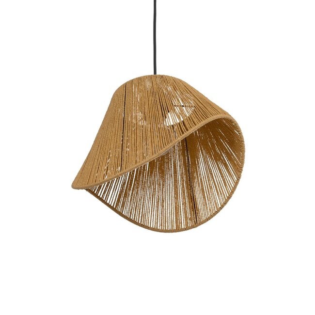 ELDA 205-0032 Boho Κρεμαστό Φωτιστικό Οροφής με Ντουί 1 x E27 AC 220-240V IP20 - Μπεζ - M32 x Π21 x Υ24cm - 6