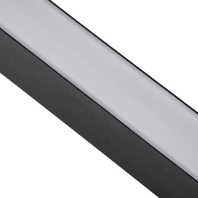 FELIX 61028-P Γραμμικό Κρεμαστό Φωτιστικό Linear LED CCT 54W 6500lm 120° AC 220-240V Μ120 x Π3.5 x Υ7cm - Εναλλαγή Φωτισμού μέσω Τηλεχειριστηρίου All In One Ψυχρό 6000k+Φυσικό 4500k+Θερμό 2700k Dimmable - Μαύρο - 3 Years Warranty - 8