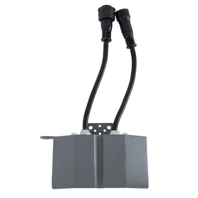 TREELIGHT-ZINA S-90982 Κυρτή Μπάρα Φωτισμού Wall Washer με Αντιθαμβωτική Γρίλια Ειδική για Φυτά - Δέντρα LED 3W 255lm 30° DC 24V Αδιάβροχο IP65 L11 x W6.5 x H5cm με Αυτόματα Προγράμματα Εναλλαγής Χρωμάτων Πολύχρωμο RGBW - Γκρι Ανθρακί - 3 Years - 5