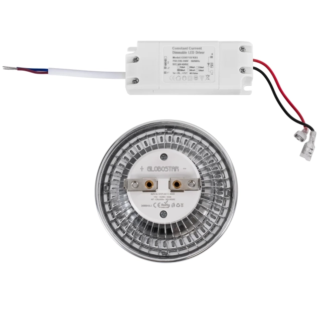 DARKO 60382 Σποτ AR111 LED 14W 1638lm 40° AC 220-240V IP20 Φυσικό Λευκό 4500K Dimmable - Indirect Anti-Glare Reflector - Bridgelux High Lumen COB Gen2 & TÜV SÜD Driver - Μ11.1 x Π11.1 x Υ6.6cm - 3 Χρόνια Εγγύηση - 7