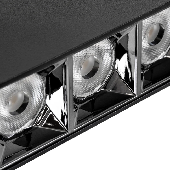  LUMINAR 60324 Downlight Σποτ LED 12W 1680lm 36° AC 220-240V IP20 Φυσικό Λευκό 4500K - Osram SMD Chip & TÜV SÜD Driver - Μαύρο Ματ - Μ11.8 x Π4.2 x Υ6.6cm - 5 Χρόνια Εγγύηση - 8