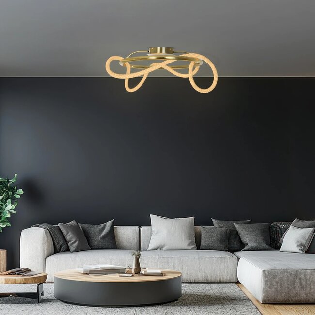 kelvo® GLOW KLV-101-0149 Φωτιστικό Οροφής LED 34W 3400lm 360° AC 220-240V IP20 Ρυθμιζόμενο Λευκό CCT με Χειριστήριο από 2700K έως 6000K Dimmable - Lumileds SMD Chip - Χρυσό Πλατίνα - Μ60 x Π60 x Υ30cm - 3 Χρόνια Εγγύηση kelvo® GLOW KLV-101-0149 Φωτιστικό Οροφής LED 34W 3400lm 360° AC 220-240V IP20 Ρυθμιζόμενο Λευκό CCT με Χειριστήριο από 2700K έως 6000K Dimmable - Lumileds SMD Chip - Χρυσό Πλατίνα - Μ60 x Π60 x Υ30cm - 3 Χρόνια Εγγύηση