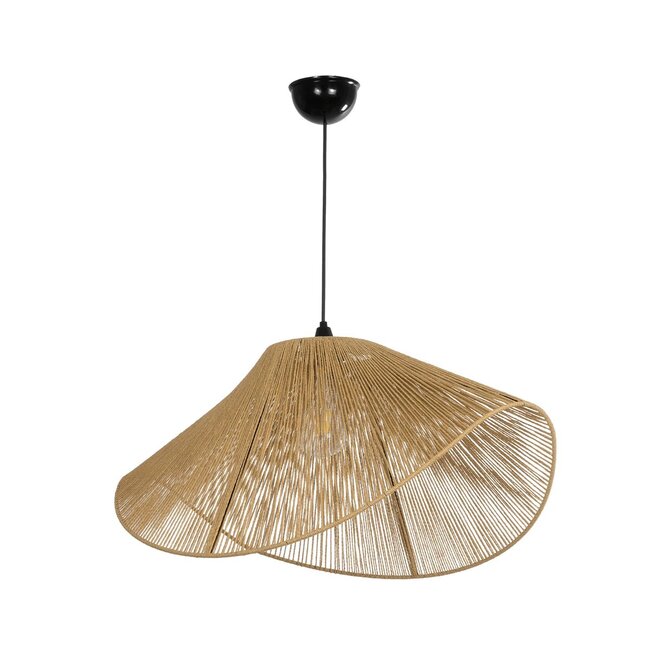 ECLAIR 205-0031 Boho Κρεμαστό Φωτιστικό Οροφής με Ντουί 1 x E27 AC 220-240V IP20 - Μπεζ - M70 x Π40 x Υ32cm - 4