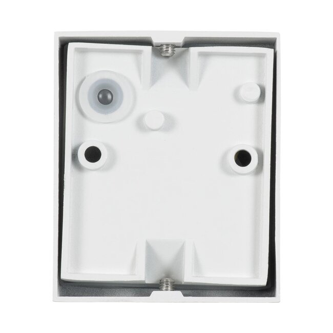 kelvo® BURANO KLV-101-0020 Φωτιστικό Τοίχου / Απλίκα για Λάμπα MR16 με Ντουί GU10 AC 220-240V Αδιάβροχο IP65 - Λευκό Ματ - Μ8 x Π8 x Υ7cm - 8
