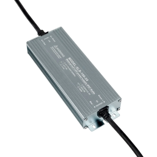73062 Μεταλλικό Τροφοδοτικό SELV για Προϊόντα LED 100W 4.3A - AC 220-240V σε DC 24V - Αδιάβροχο IP67 Μ23.5 x Π6 x Υ4cm - 3 Years Warranty 73062 Μεταλλικό Τροφοδοτικό SELV για Προϊόντα LED 100W 4.3A - AC 220-240V σε DC 24V - Αδιάβροχο IP67 Μ23.5 x Π6 x Υ4cm - 3 Years Warranty