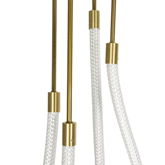 kelvo® GLOW KLV-101-0153 Φωτιστικό Οροφής LED 42W 4200lm 360° AC 220-240V IP20 Ρυθμιζόμενο Λευκό CCT με Χειριστήριο από 2700K έως 6000K Dimmable - Lumileds SMD Chip - Χρυσό Πλατίνα - Μ50 x Π50 x Υ70cm - 3 Χρόνια Εγγύηση - 10