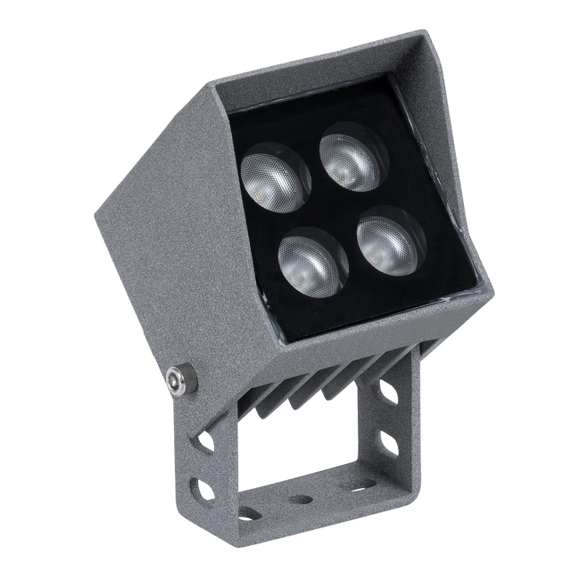 SPOT-JENA 90635 Σποτ Φωτισμου Wall Washer LED 8W 880lm 30° AC 220-240V Αδιάβροχο IP65 Μ8.5 x Π7.3 x Υ9.5cm Θερμό Λευκό 3000K - Γκρι Ανθρακί - 3 Years Warranty