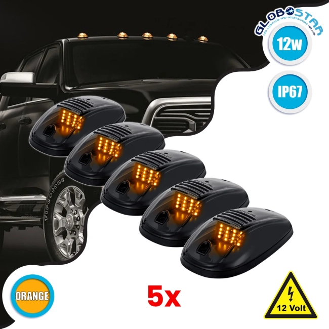 TRAK 85303 Φώτα Όγκου Οχημάτων LED 12W 600lm 90° DC 12V Αδιάβροχο IP65 Πορτοκαλί 2200Κ - Μ14 x Π8.4 x Υ3.5cm - Πακέτο 5 Τεμαχίων - 1 Χρόνο Εγγύηση TRAK 85303 Φώτα Όγκου Οχημάτων LED 12W 600lm 90° DC 12V Αδιάβροχο IP65 Πορτοκαλί 2200Κ - Μ14 x Π8.4 x Υ3.5cm - Πακέτο 5 Τεμαχίων - 1 Χρόνο Εγγύηση