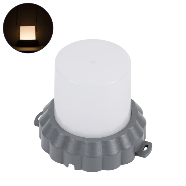 WALLLIGHT-MONA 90629 Μοντέρνο Φωτιστικό Τοίχου - Απλίκα LED 12W 1320lm 360° DC 24V Αδιάβροχο IP65 Θερμό Λευκό 2700K - CREE COB Chip & TÜV SÜD Driver - Γκρι Ανθρακί Ματ - Μ13 x Π13 x Υ12.5cm - 3 Χρόνια Εγγύηση WALLLIGHT-MONA 90629 Μοντέρνο Φωτιστικό Τοίχου - Απλίκα LED 12W 1320lm 360° DC 24V Αδιάβροχο IP65 Θερμό Λευκό 2700K - CREE COB Chip & TÜV SÜD Driver - Γκρι Ανθρακί Ματ - Μ13 x Π13 x Υ12.5cm - 3 Χρόνια Εγγύηση